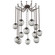 Aster Round 12pc Swag Multi-Pendant Chain (Bulb) (1289|SNB0062-12-FB-S-CH2-E2)