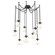Aster Round 9pc Swag Multi-Pendant Chain (Bulb) (1289|SNB0062-09-MB-A-CH2-E2)