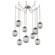 Aster Round 9pc Swag Multi-Pendant Chain (Bulb) (1289|SNB0062-09-BS-S-CH3-E2)