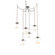 Aster Round 6pc Swag Multi-Pendant Chain (Bulb) (1289|SNB0062-06-BS-A-CH2-E2)