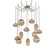 Misto Round 12pc Swag Multi-Pendant Chain (1289|SNB0048-12-BS-OB-CH2-E2)