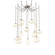 Misto Round 12pc Swag Multi-Pendant Chain (1289|SNB0048-12-BS-OA-CH3-E2)