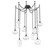 Misto Round 9pc Swag Multi-Pendant Chain (1289|SNB0048-09-MB-OC-CH1-E2)