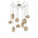 Misto Round 9pc Swag Multi-Pendant Chain (1289|SNB0048-09-BS-OB-CH1-E2)