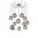 Terra Multi Light Pendant Multi Port Canopy Beige Silver (1289|SNB0047-12-BS-OS-CH1-E2)