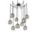 Terra Round 9pc Swag Multi-Pendant Chain (1289|SNB0047-09-MB-OS-CH3-E2)