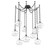 Terra Round 9pc Swag Multi-Pendant Chain (1289|SNB0047-09-MB-OC-CH3-E2)