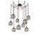 Terra Round 9pc Swag Multi-Pendant Chain (1289|SNB0047-09-FB-OS-CH1-E2)