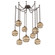 Terra Round 9pc Swag Multi-Pendant Chain (1289|SNB0047-09-FB-OB-CH2-E2)