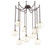 Terra Round 9pc Swag Multi-Pendant Chain (1289|SNB0047-09-FB-OA-CH2-E2)