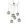 Terra Round 6pc Swag Multi-Pendant Chain (1289|SNB0047-06-BS-OS-CH3-E2)