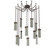Parallel Round Chain 12pc Swag Multi-Pendant (1289|SNB0042-12-FB-SG-CH1-L3)