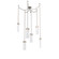 Parallel Round Chain 6pc Swag Multi-Pendant (1289|SNB0042-06-BS-CR-CH2-L3)