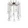 Coppa Round 12pc Swag Multi-Pendant Chain (1289|SNB0036-12-FB-OC-CH1-E2)