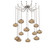 Coppa Round 12pc Swag Multi-Pendant Chain (1289|SNB0036-12-BS-OB-CH1-E2)