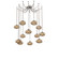 Coppa Round 12pc Swag Multi-Pendant Chain (1289|SNB0036-12-BS-OB-CH2-E2)