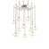 Coppa Round 12pc Swag Multi-Pendant Chain (1289|SNB0036-12-BS-OA-CH1-E2)