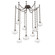 Coppa Round 9pc Swag Multi-Pendant Chain (1289|SNB0036-09-FB-OC-CH3-E2)
