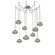 Coppa Round 9pc Swag Multi-Pendant Chain (1289|SNB0036-09-BS-OS-CH2-E2)
