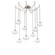 Coppa Round 9pc Swag Multi-Pendant Chain (1289|SNB0036-09-BS-OC-CH1-E2)