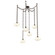 Coppa Round 6pc Swag Multi-Pendant Chain (1289|SNB0036-06-FB-OA-CH2-E2)