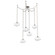 Coppa Round 6pc Swag Multi-Pendant Chain (1289|SNB0036-06-BS-OC-CH1-E2)