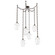 Ellisse Round 6pc Swag Multi-Pendant Chain (1289|SNB0035-06-FB-OC-CH3-E2)