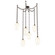 Ellisse Round 6pc Swag Multi-Pendant Chain (1289|SNB0035-06-FB-OA-CH2-E2)