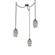 Ellisse Round 3pc Swag Multi-Pendant Chain (1289|SNB0035-03-FB-OS-CH1-E2)