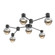 Hub & Spoke - Cabochon - Linear - 6pc (1289|SMB0093-HL-MB-A-L3-CS)