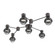 Hub & Spoke - Cabochon - Linear - 6pc (1289|SMB0093-HL-GP-S-L1-MB)