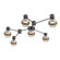 Hub & Spoke - Cabochon - Linear - 6pc (1289|SMB0093-HL-GP-A-L3-BS)