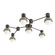 Hub & Spoke - Cabochon - Linear - 6pc (1289|SMB0093-HL-FB-WL-L3-GE)