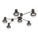 Hub & Spoke - Cabochon - Linear - 6pc (1289|SMB0093-HL-FB-C-L1-MB)