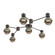 Hub & Spoke - Cabochon - Linear - 6pc (1289|SMB0093-HL-FB-B-L1-GE)