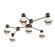 Hub & Spoke - Cabochon - Linear - 6pc (1289|SMB0093-HL-FB-A-L1-WI)