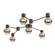 Hub & Spoke - Cabochon - Linear - 6pc (1289|SMB0093-HL-FB-A-L1-BS)