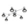 Hub & Spoke - Cabochon - Linear - 6pc (1289|SMB0093-HL-CS-C-L1-MB)