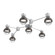 Hub & Spoke - Cabochon - Linear - 6pc (1289|SMB0093-HL-CS-C-L1-FB)