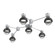 Hub & Spoke - Cabochon - Linear - 6pc (1289|SMB0093-HL-CS-C-L1-BM)