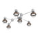 Hub & Spoke - Cabochon - Linear - 6pc (1289|SMB0093-HL-CS-C-L1-BB)