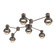 Hub & Spoke - Cabochon - Linear - 6pc (1289|SMB0093-HL-BB-A-L1-GP)