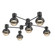 Hub & Spoke - Cabochon - Round - 6pc (1289|SMB0093-H6-MB-A-L3-MS)