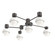 Hub & Spoke - Cabochon - Round - 6pc (1289|SMB0093-H6-GP-WL-L3-WI)