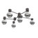Hub & Spoke - Cabochon - Round - 6pc (1289|SMB0093-H6-GP-S-L3-WM)