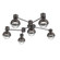 Hub & Spoke - Cabochon - Round - 6pc (1289|SMB0093-H6-GP-C-L1-FB)