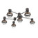 Hub & Spoke - Cabochon - Round - 6pc (1289|SMB0093-H6-GP-C-L1-BB)
