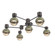 Hub & Spoke - Cabochon - Round - 6pc (1289|SMB0093-H6-GP-A-L1-GE)