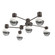 Hub & Spoke - Cabochon - Round - 6pc (1289|SMB0093-H6-FB-S-L1-WI)