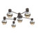 Hub & Spoke - Cabochon - Round - 6pc (1289|SMB0093-H6-FB-A-L1-CS)